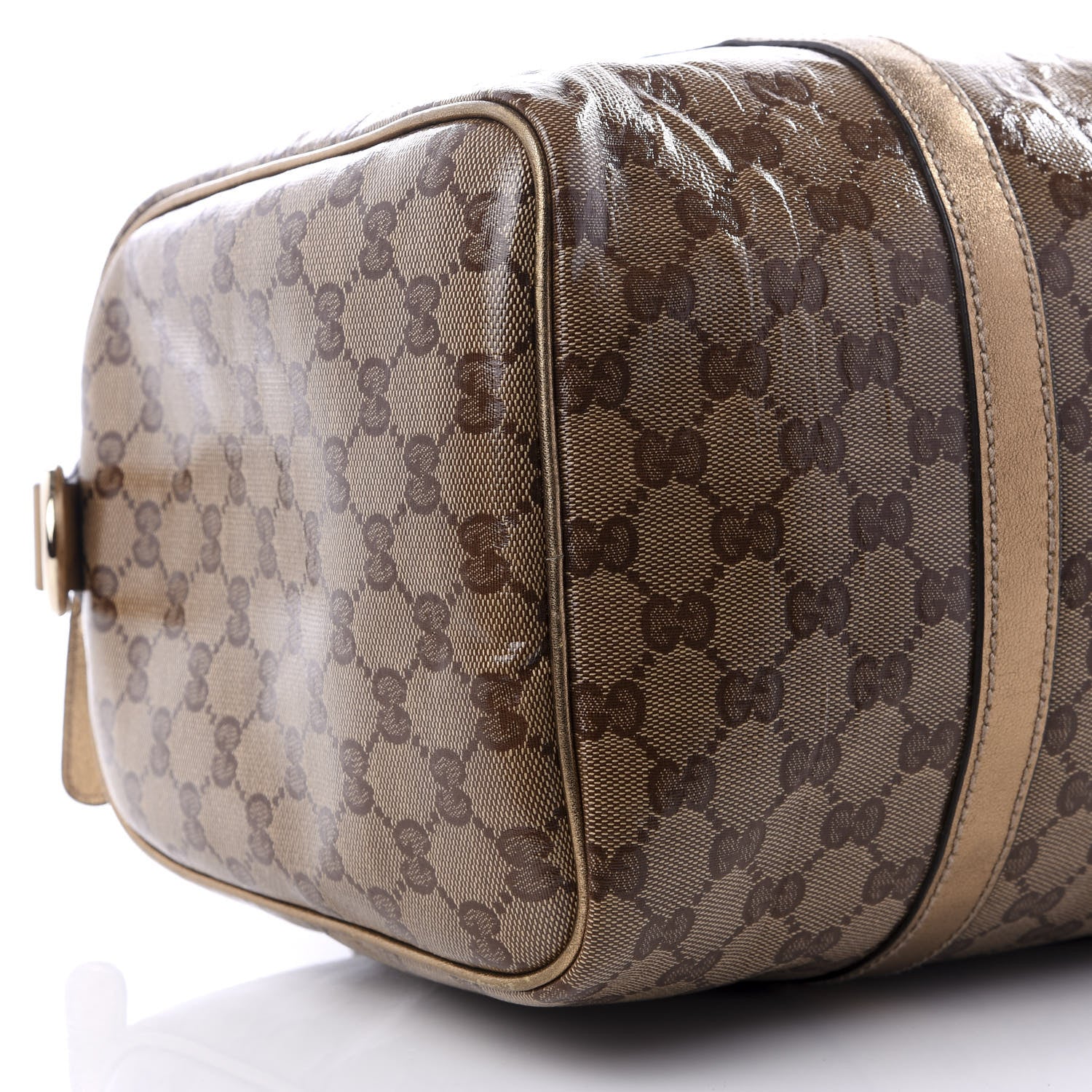 Gucci Crystal Monogram Medium Joy Boston Bronze 5 of 9
