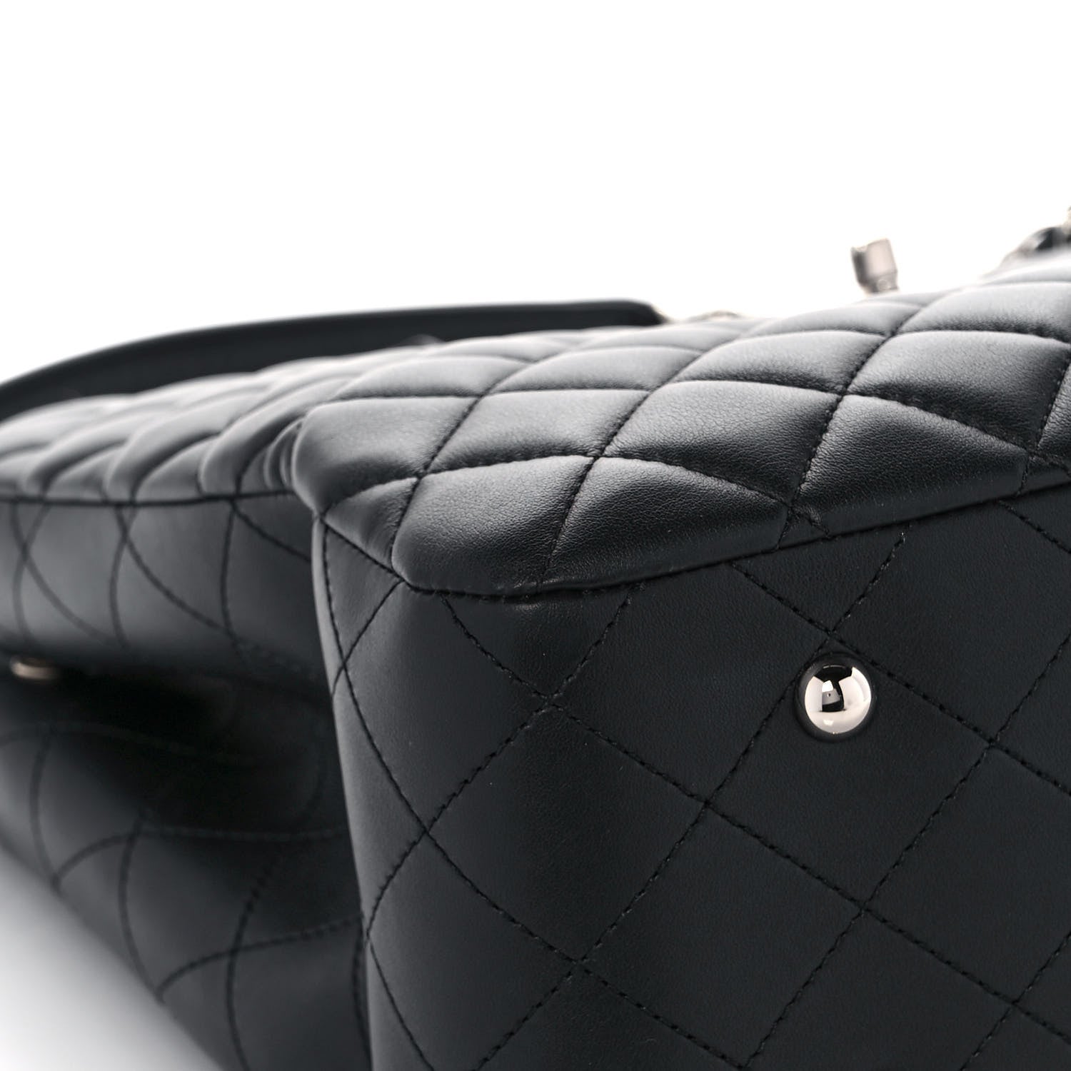Chanel Calfskin Quilted Large Classic Shopping Tote Black 9 of 14