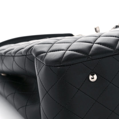 Chanel Calfskin Quilted Large Classic Shopping Tote Black 9 of 14