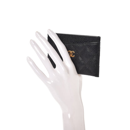 Chanel Caviar Quilted Card Holder Black 2 of 8
