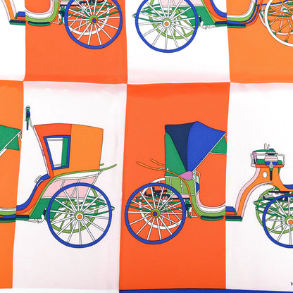 Hermes Silk Voitures Exquises Pocket Square 8 of 10