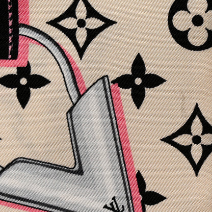 Louis Vuitton Silk Monogram Wild At Heart Bandeau Cream 6 of 6
