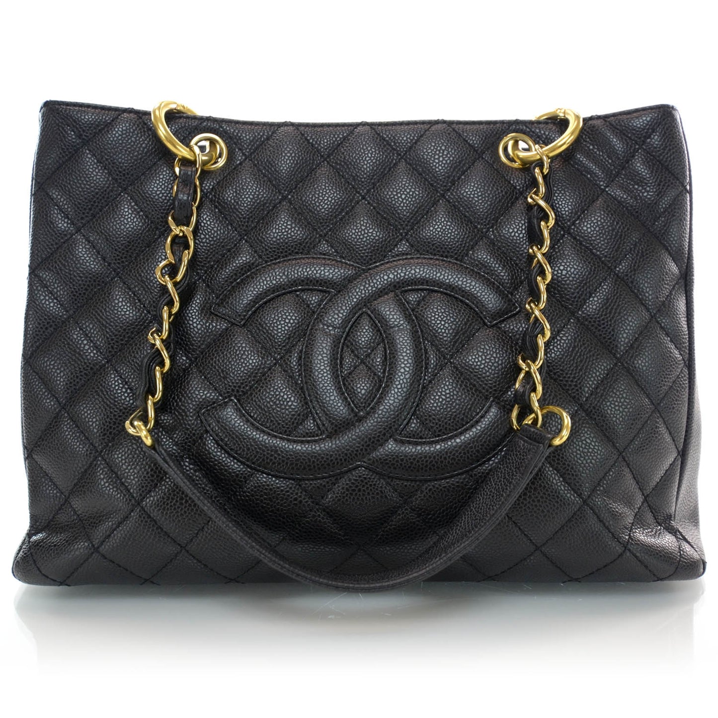 Caviar Grand Shopping Tote GST Black