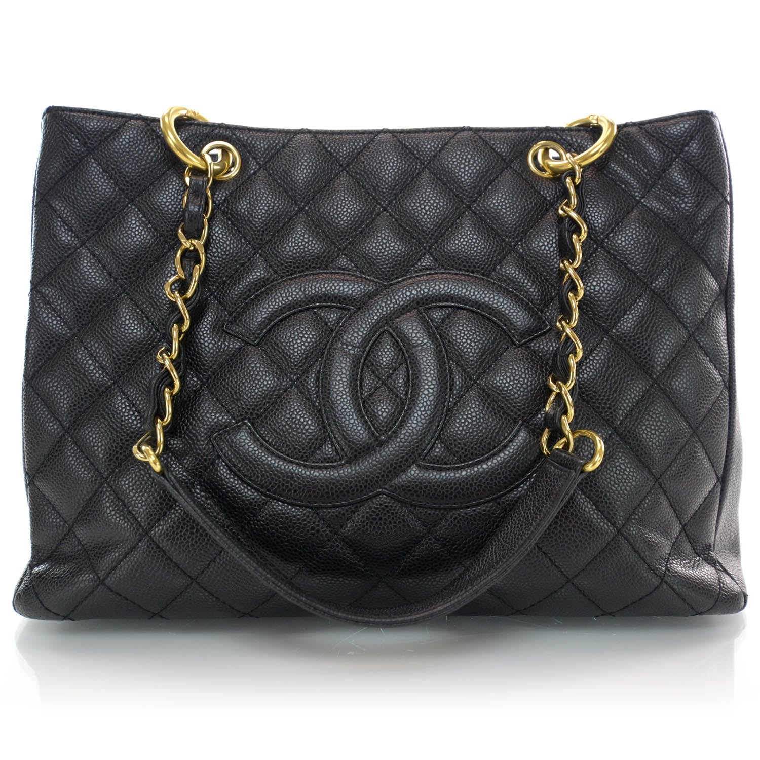 Chanel Caviar Grand Shopping Tote GST Black 1 of 10