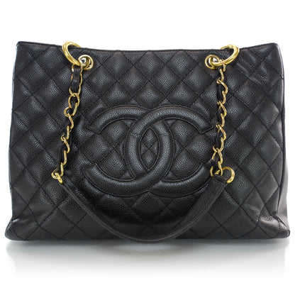 Chanel Caviar Grand Shopping Tote GST Black 1 of 10