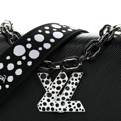 Louis Vuitton LV X YK Epi Infinity Dots Twist Shoulder Bag MM Black 7 of 10
