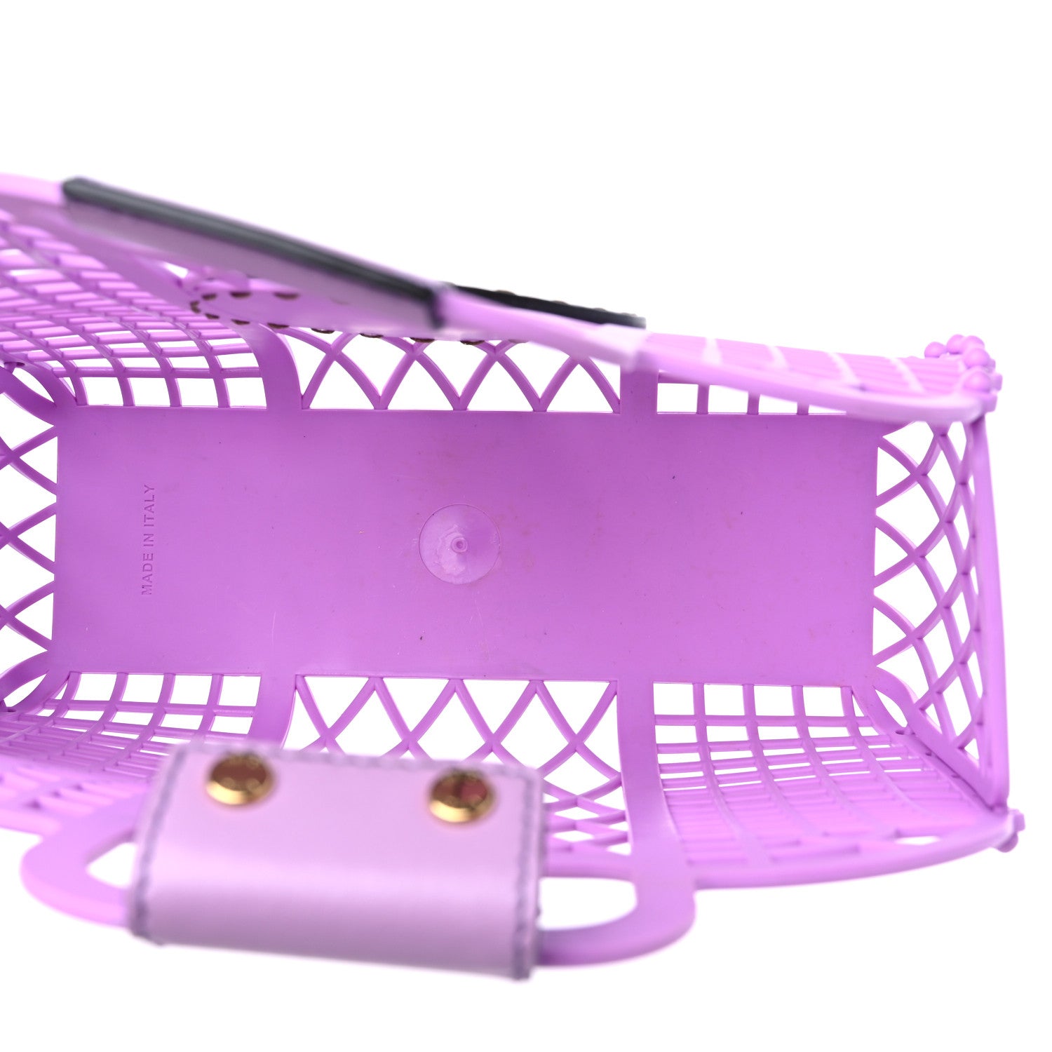 Fendi Recycled Plastic Vitello Liberty Matte Small Fendi Basket Violetta 5 of 15