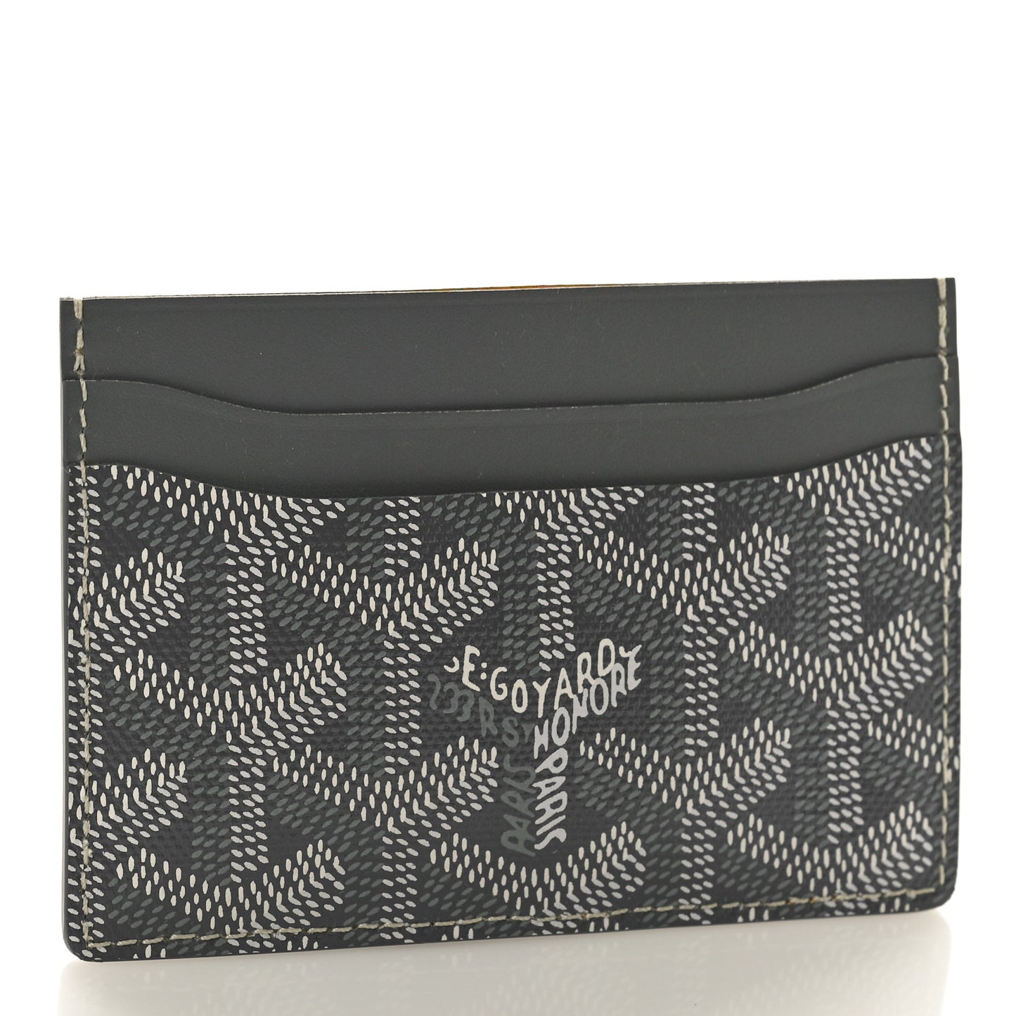 Goyardine Saint Sulpice Card Holder Grey