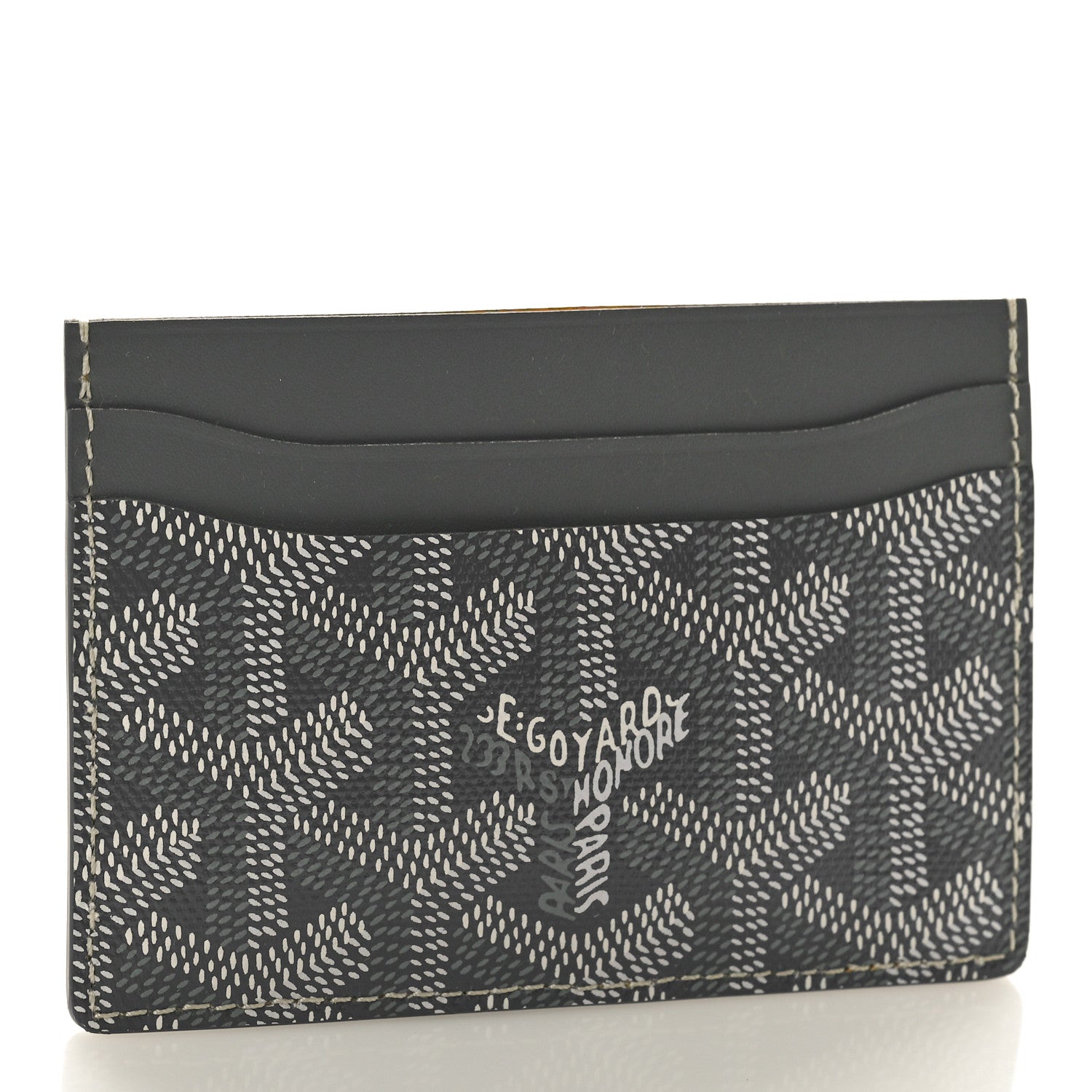 Goyard Goyardine Saint Sulpice Card Holder Grey 3 of 7