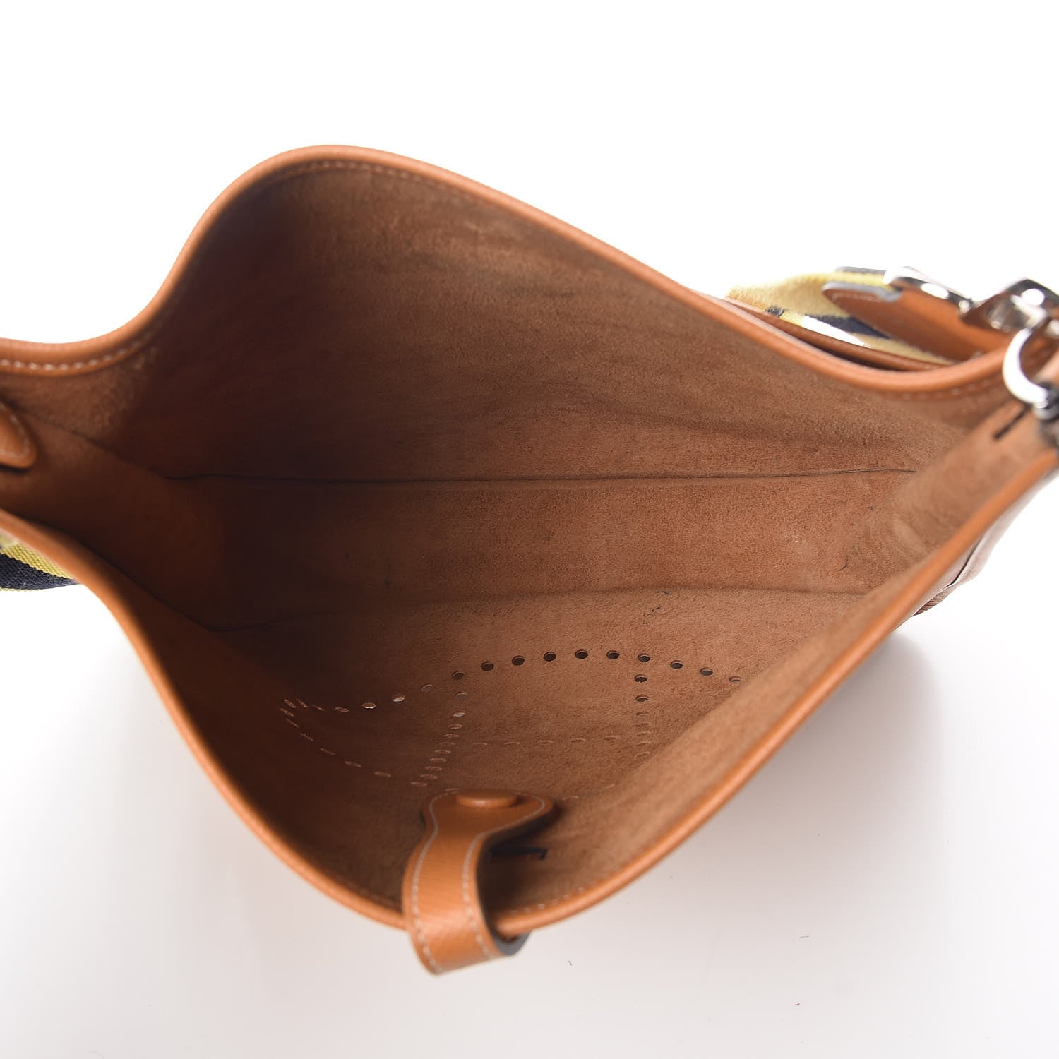 Hermes Epsom Amazone Evelyne III PM Toffee Bleu Indigo Lime 5 of 10