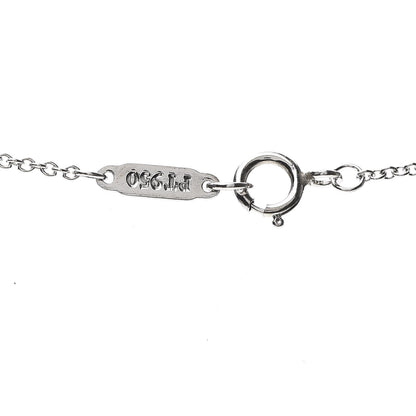 Tiffany Platinum Diamond Mini Bow Pendant Necklace 4 of 6