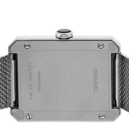Chanel Stainless Steel 26mm Boy-friend Tweed Quartz Watch Black 4 of 6