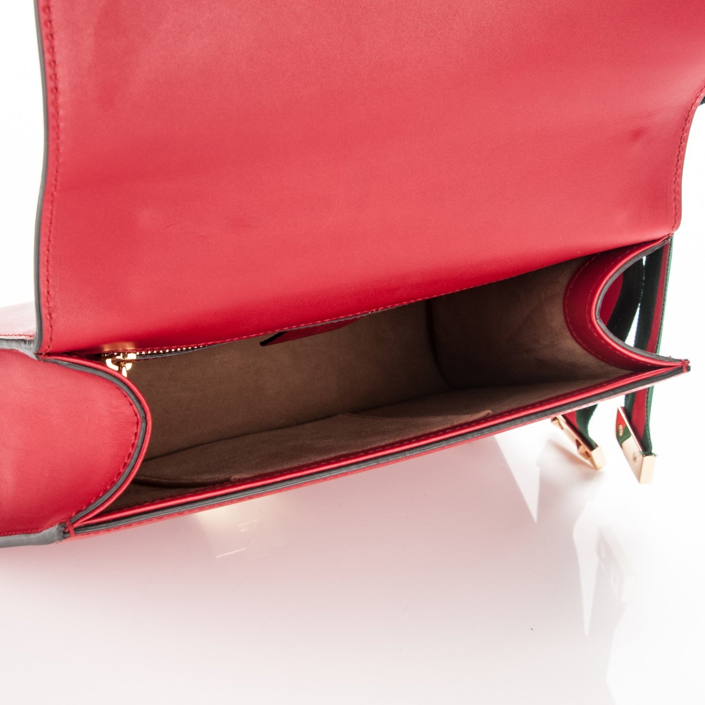 Calfskin Small Sylvie Shoulder Bag Hibiscus Red