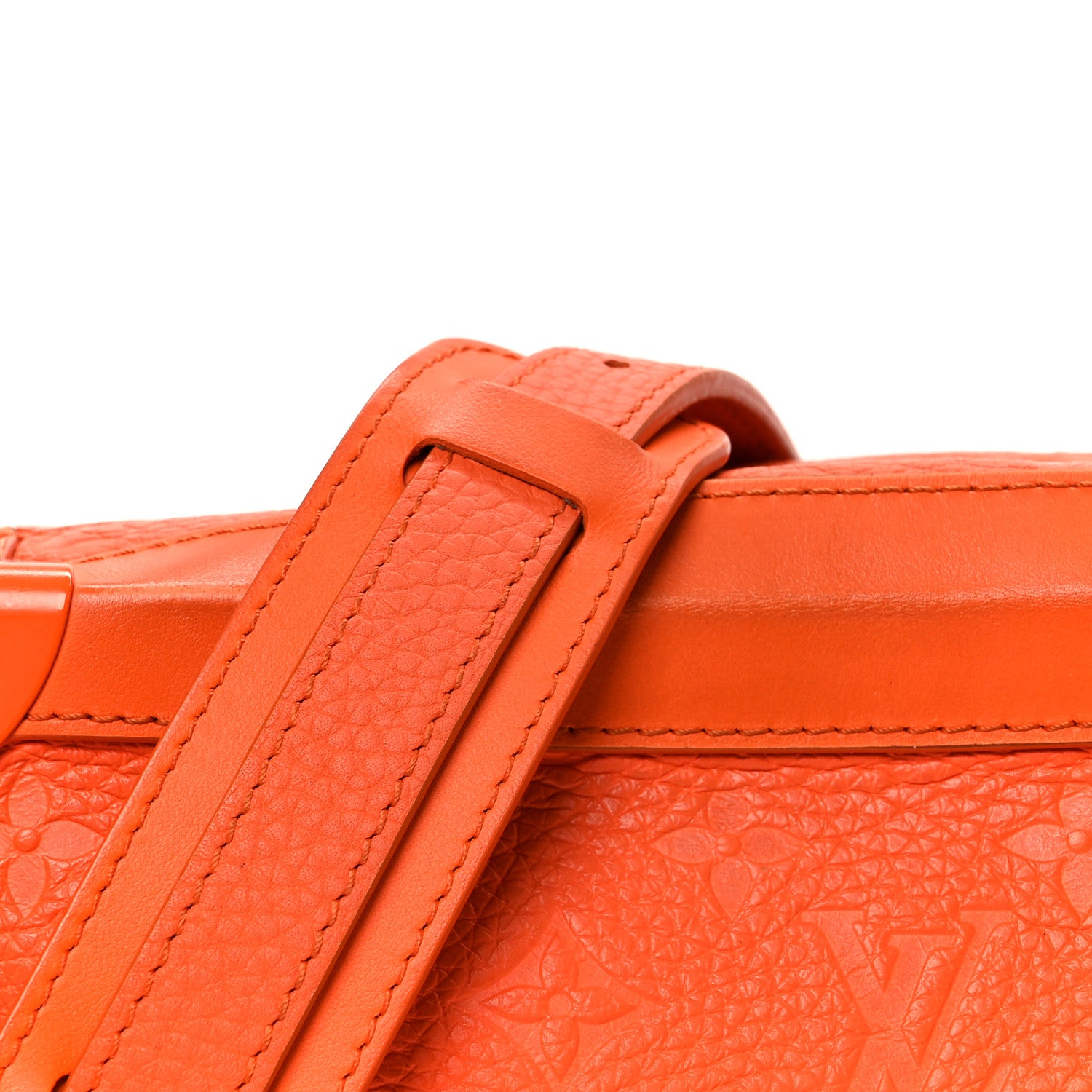 Louis Vuitton Taurillon Monogram Solar Ray Soft Trunk Orange 22 of 26