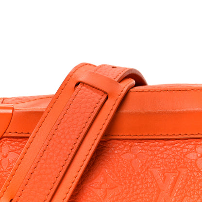 Louis Vuitton Taurillon Monogram Solar Ray Soft Trunk Orange 22 of 26