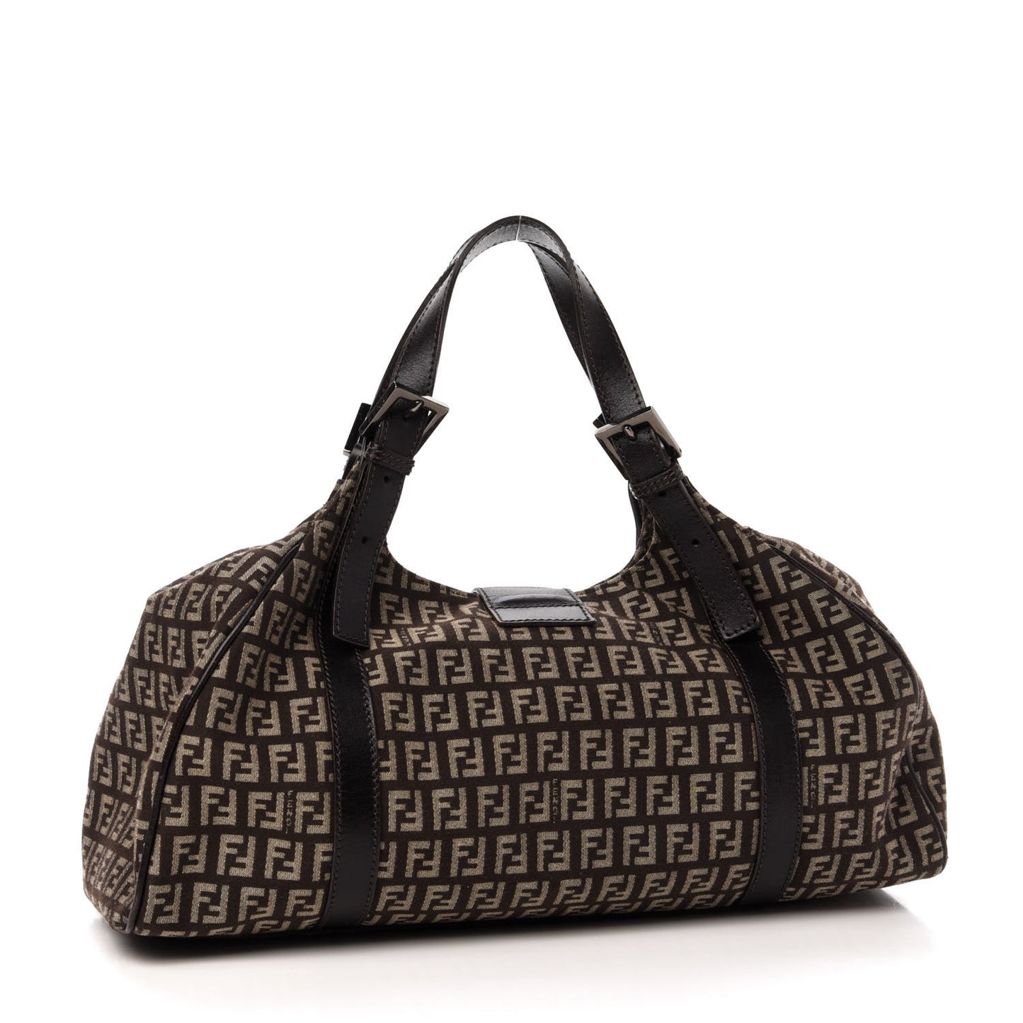 Zucchino Vitello Shoulder Bag Testa di Moro Beige