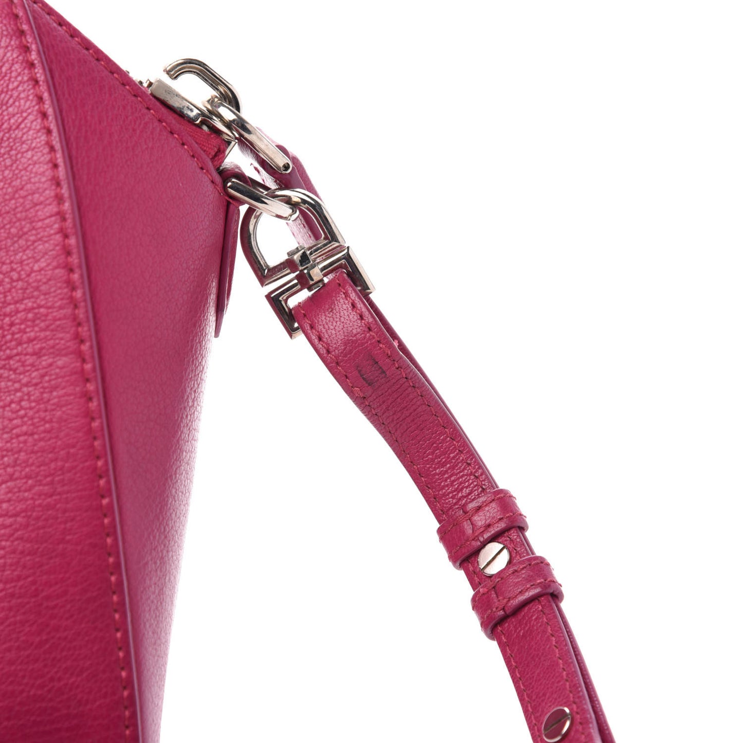 Sugar Goatskin Mini Antigona Fig Pink