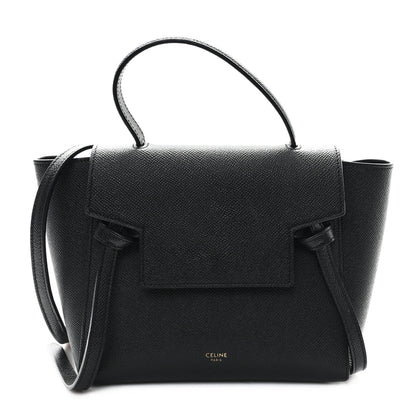 Celine Grained Calfskin Nano Belt Bag Black 1 of 10