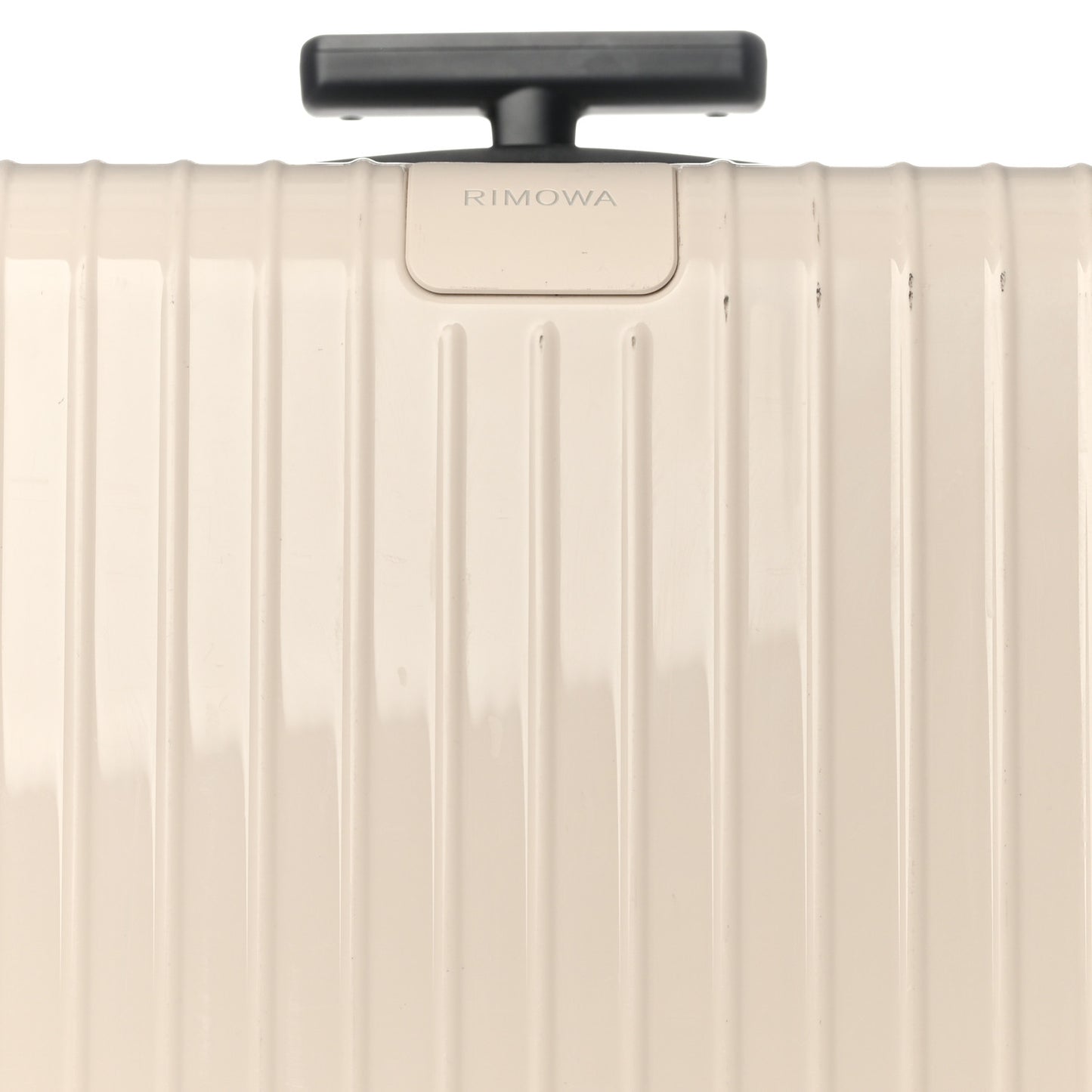 Gloss Polycarbonate Essential Lite Check-In L Ivory Beige