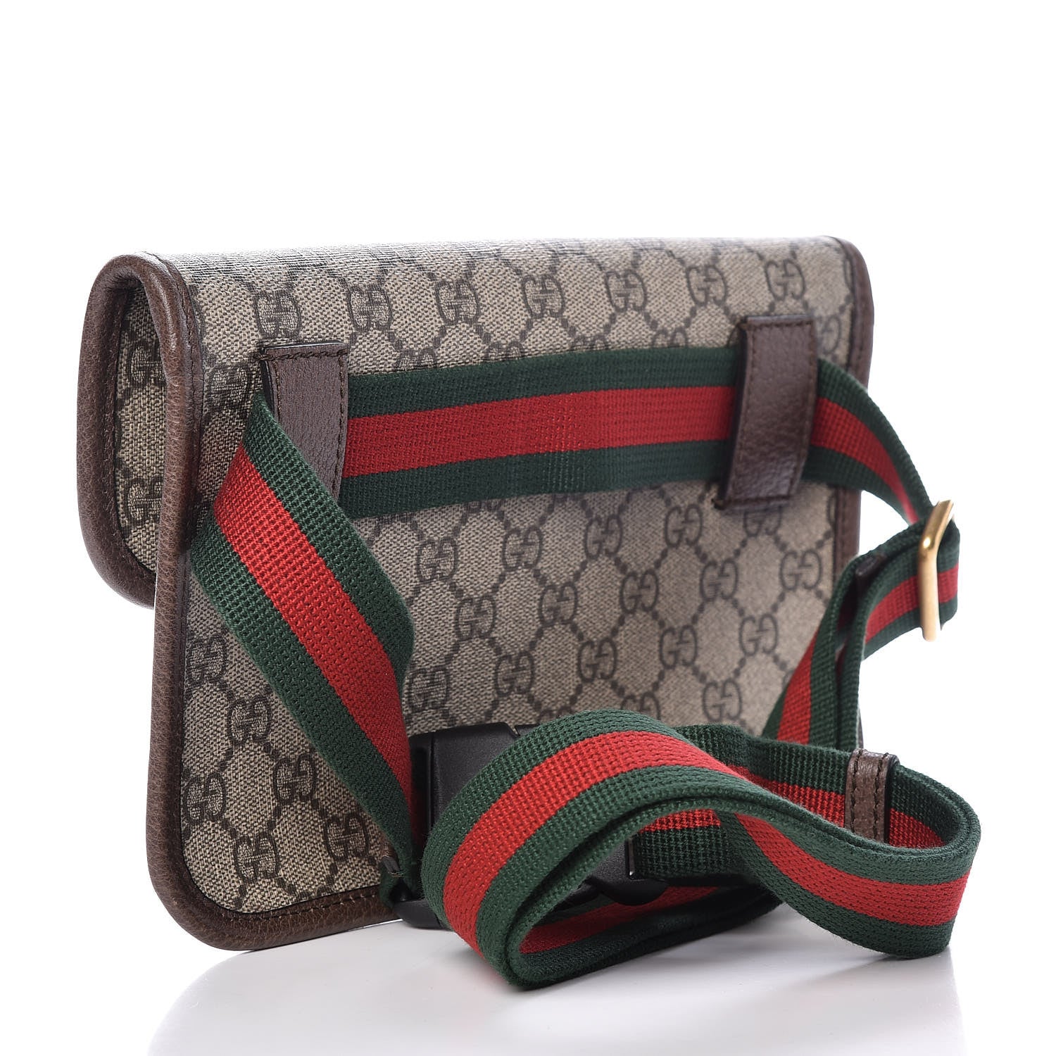 Gucci GG Supreme Monogram Neo Vintage Web Belt Bag Brown 3 of 10
