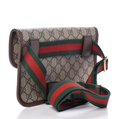 Gucci GG Supreme Monogram Neo Vintage Web Belt Bag Brown 3 of 10