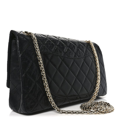 Chanel Aged Calfskin Quilted 50th Anniversary 2.55 Reissue 226 Black 3 of 11
