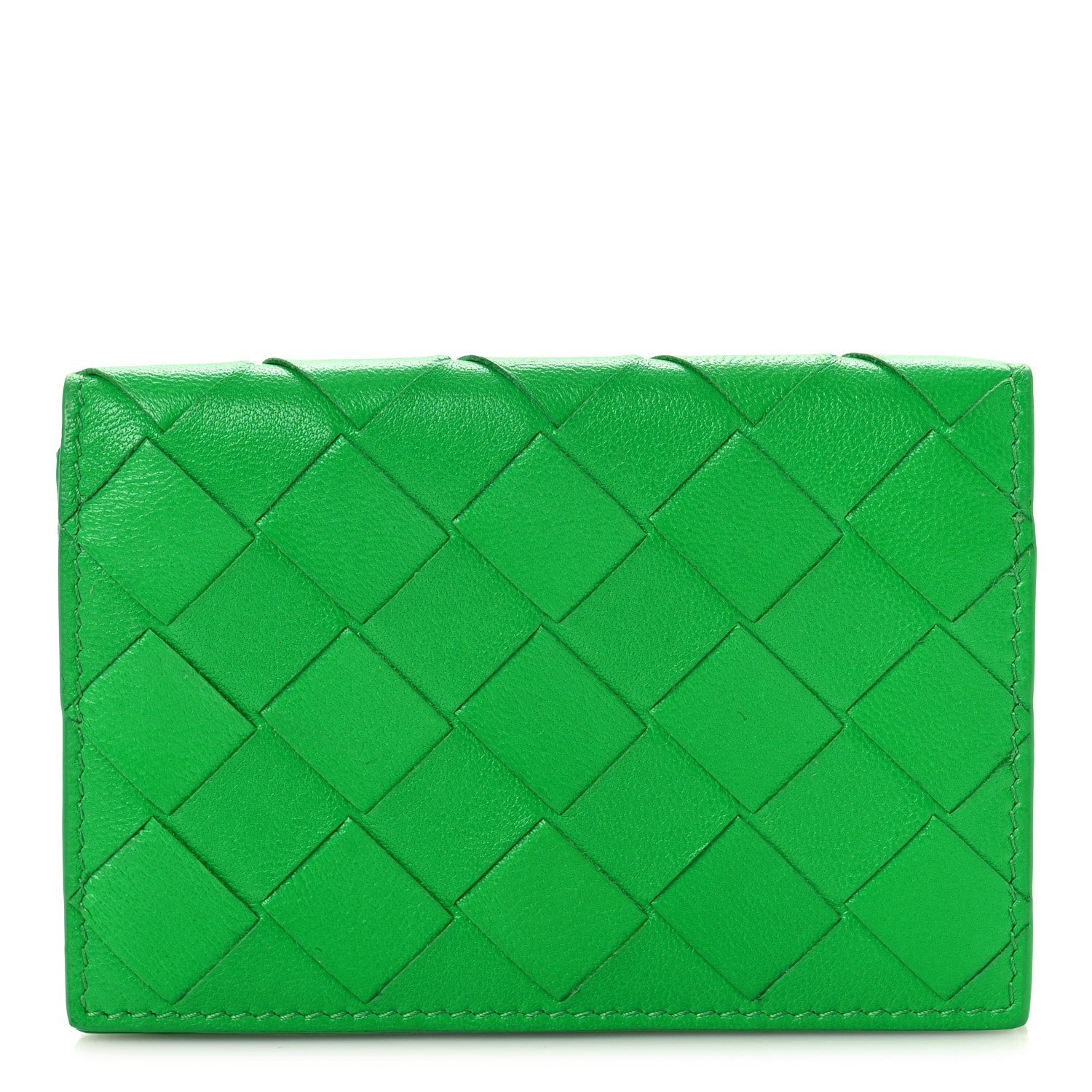 Bottega Veneta Nappa Intrecciato Card Holder Parakeet 1 of 8