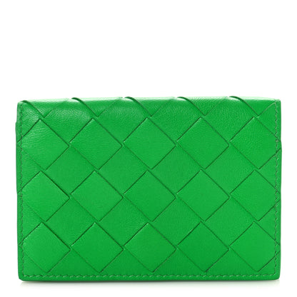 Bottega Veneta Nappa Intrecciato Card Holder Parakeet 1 of 8