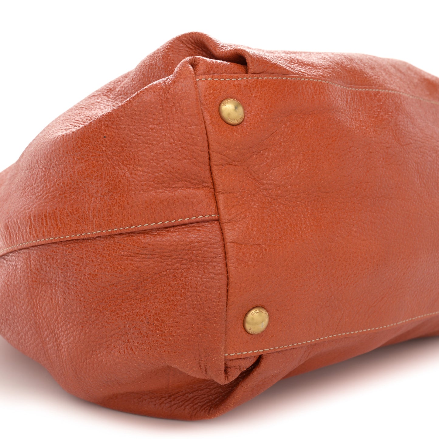 Cervo Lux Chain Shoulder Bag Orange