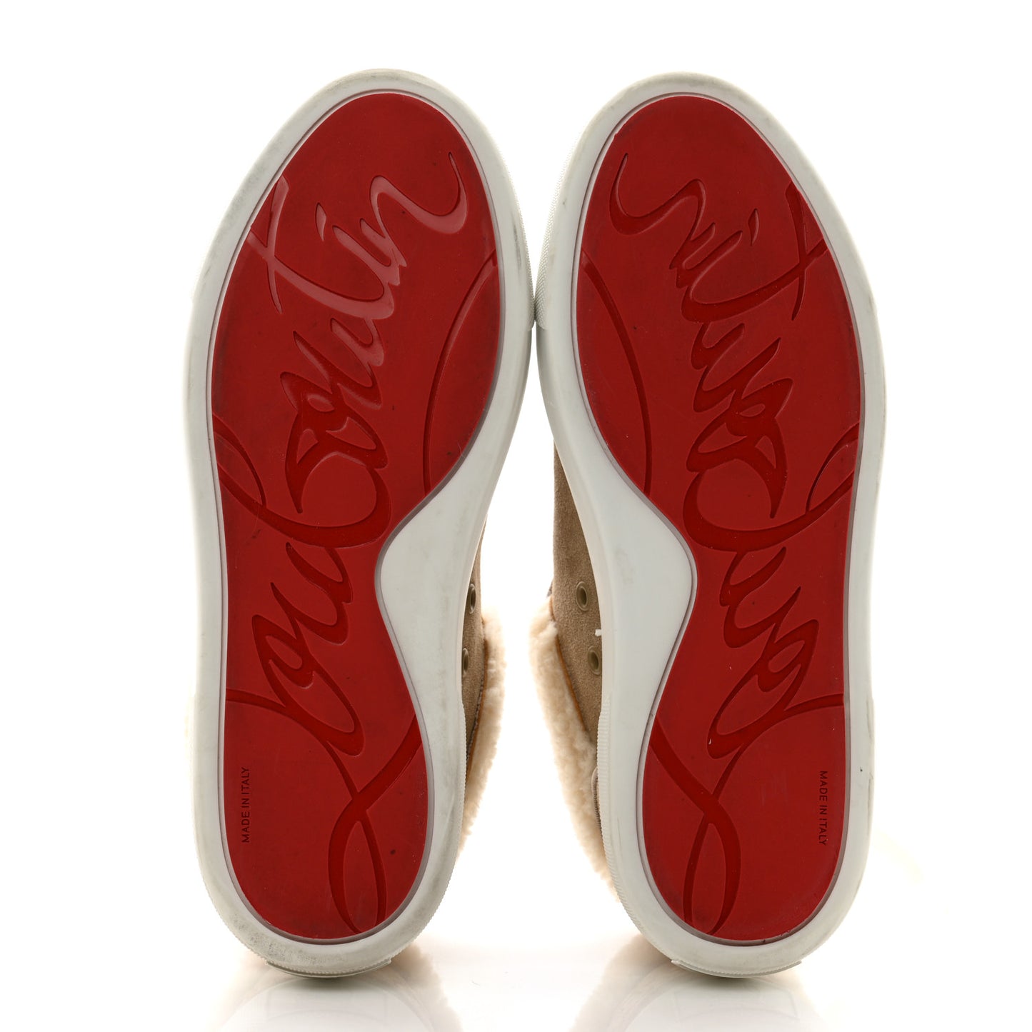 Suede Shearling Fun Vierissima Flat Sneakers 39.5 Atlas