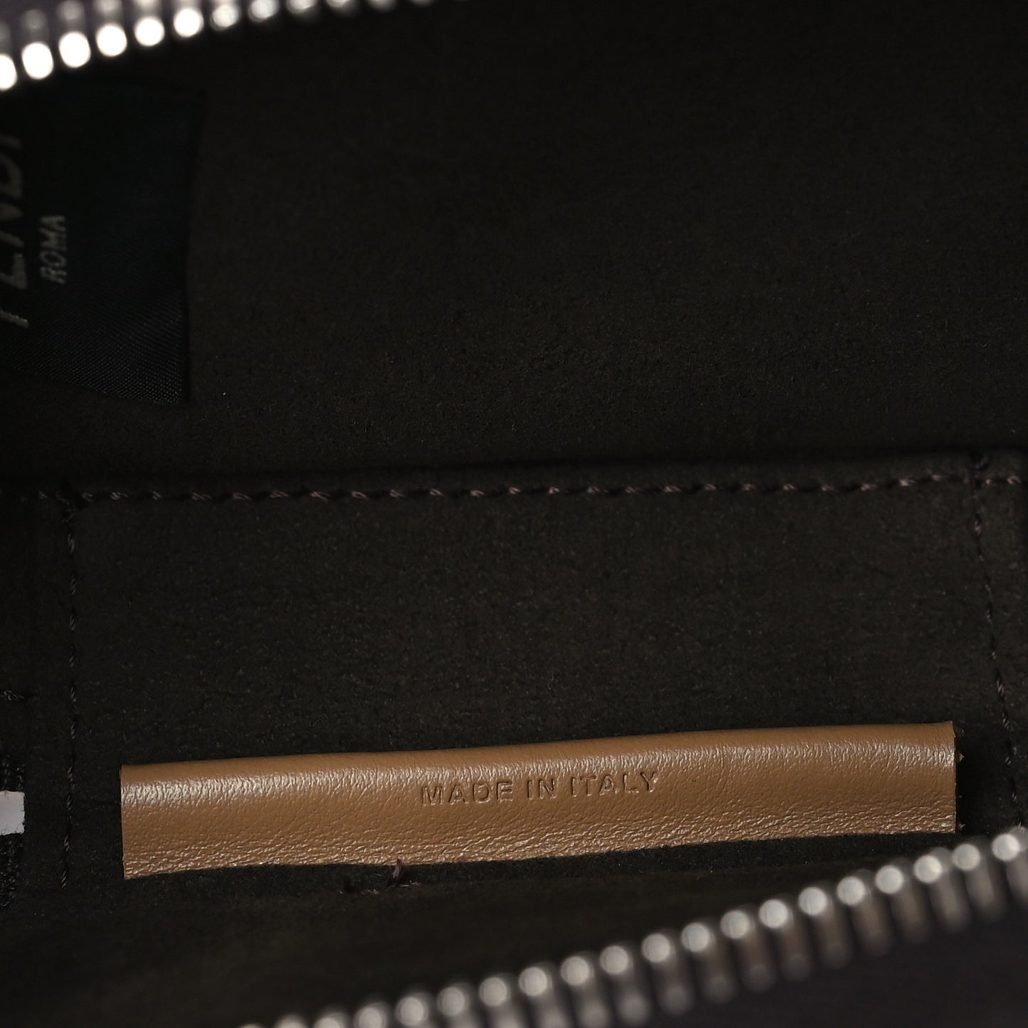 Glazed Fabric Vitello Cover FF 1974 Diagonal Bi-Color Mini Camera Case Tobacco Moro Sand Black