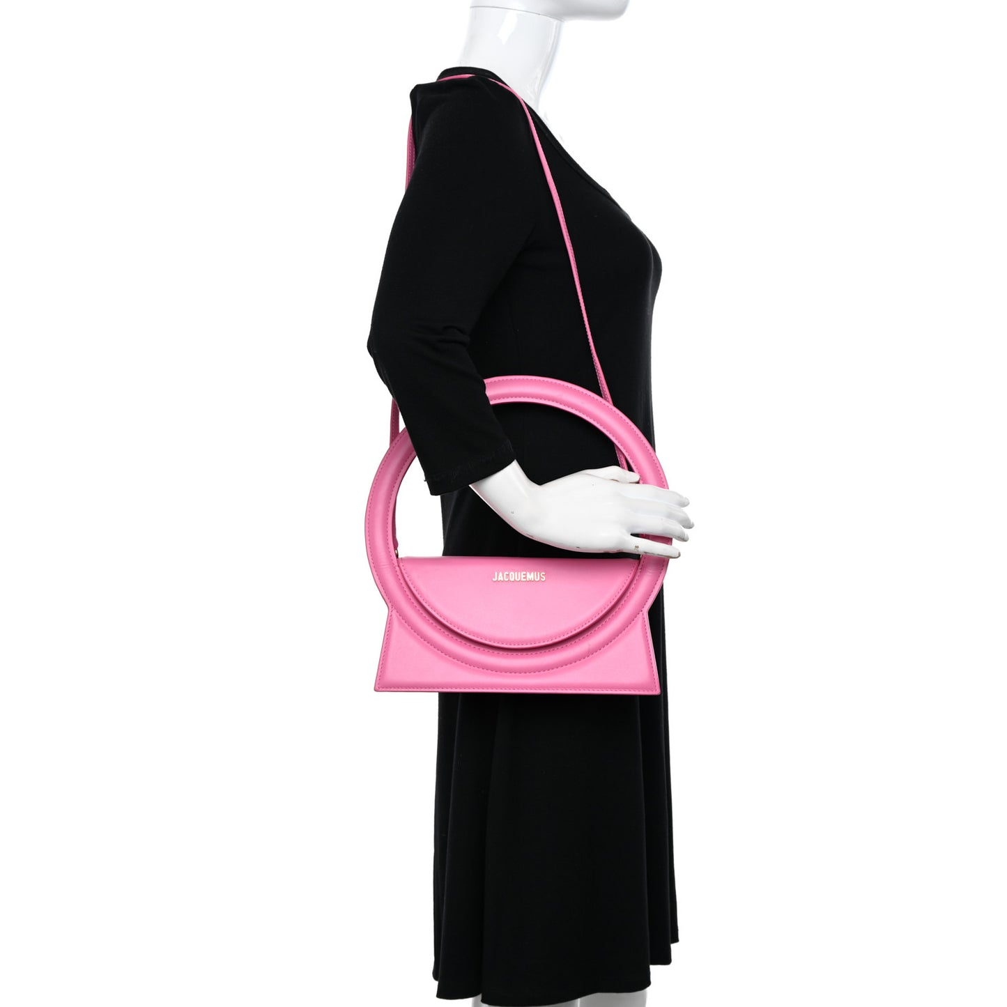 Smooth Calfskin Le Sac Rond Pink