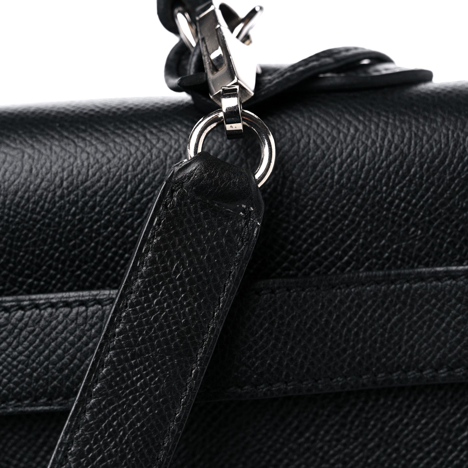 Hermes Epsom Kelly Sellier 40 Black 14 of 16