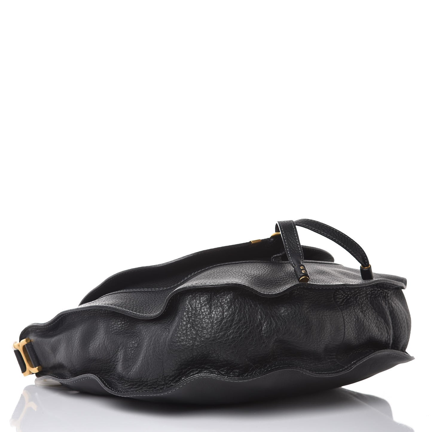 Calfskin Large Marcie Hobo Black
