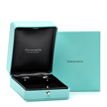 Tiffany Platinum Diamond Paper Flowers Cluster Drop Earrings 5 of 5