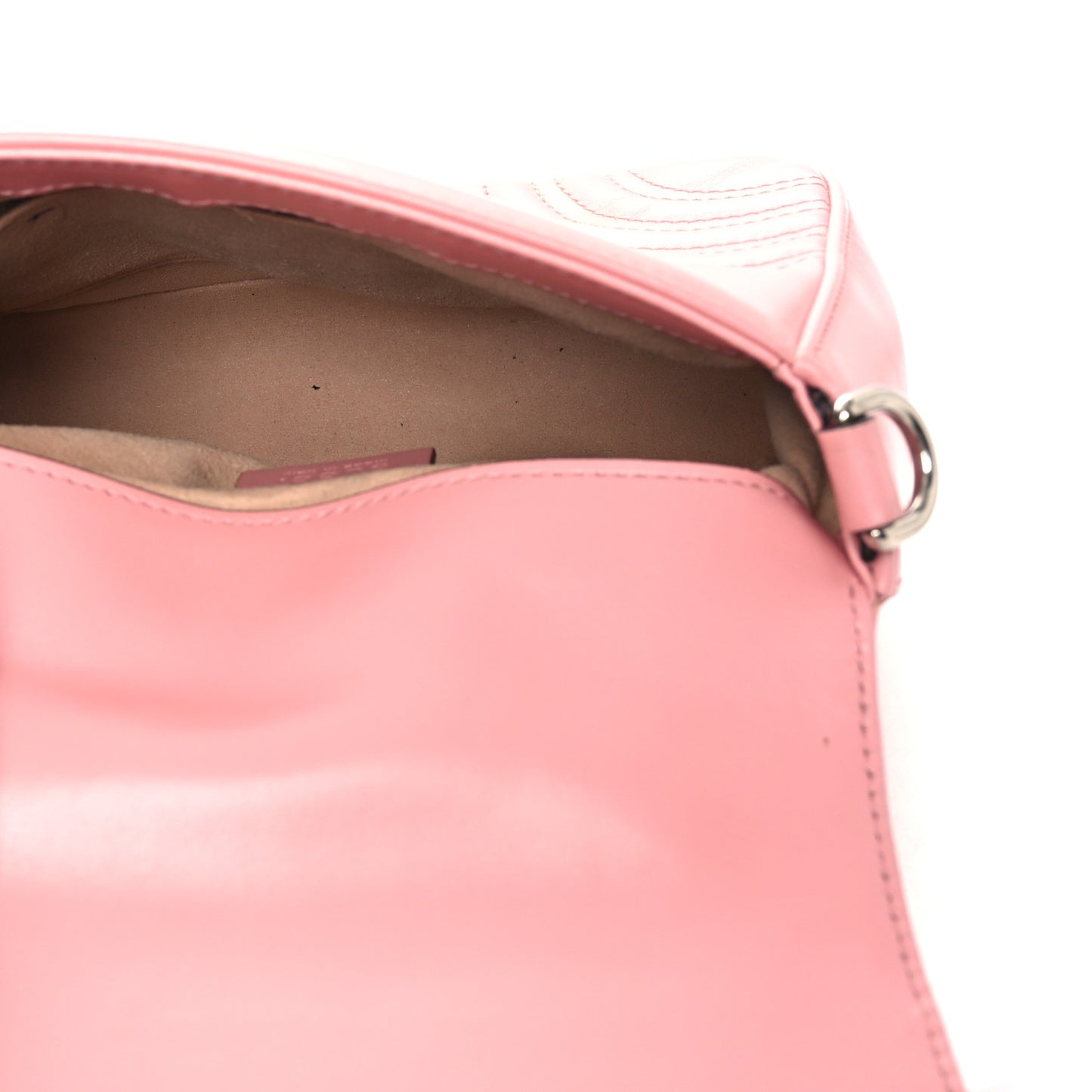 Calfskin Matelasse Mini GG Marmont Top Handle Shoulder Bag Wild Rose