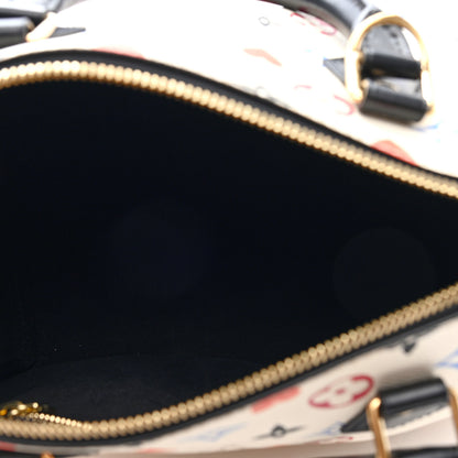 Louis Vuitton Game On Speedy Bandouliere 25 White 5 of 9