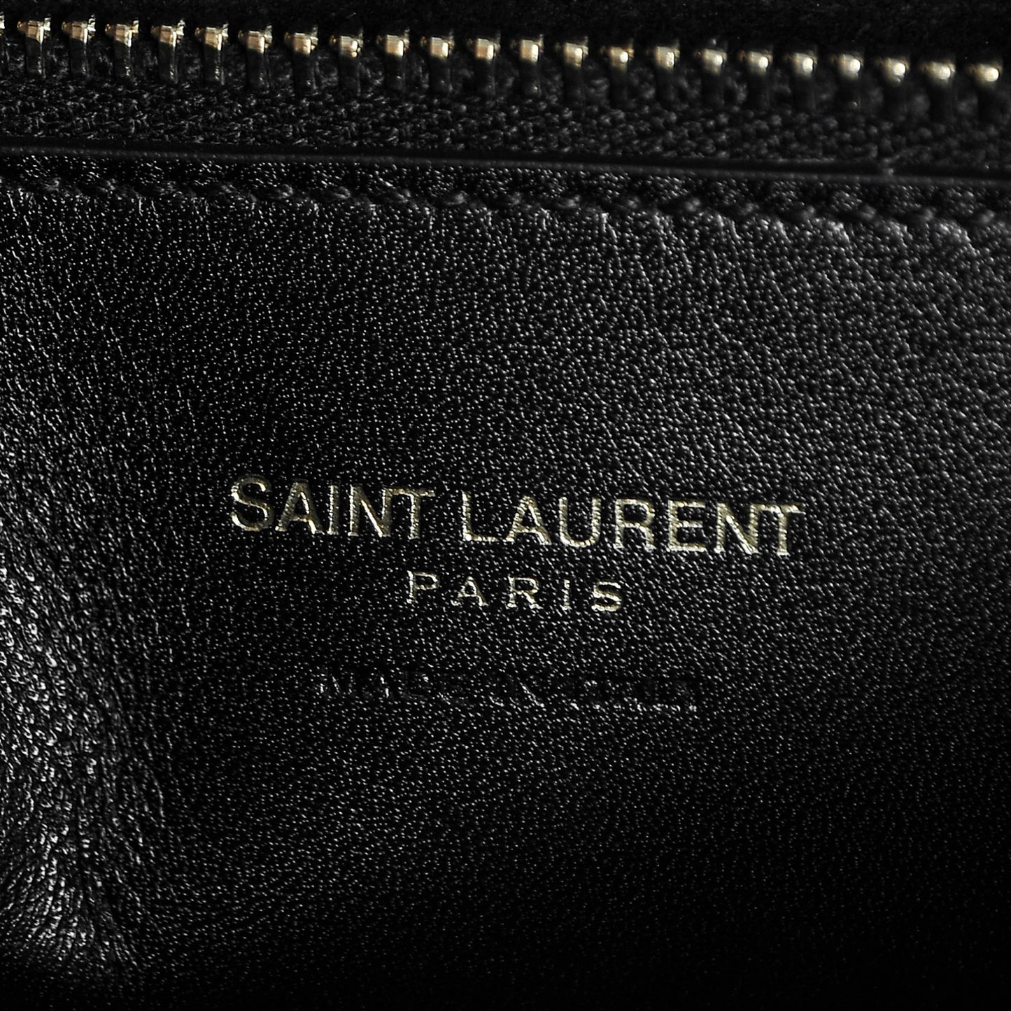 Calfskin Small Monogram Cabas Black