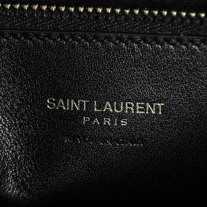 Saint Laurent Calfskin Small Monogram Cabas Black 6 of 6