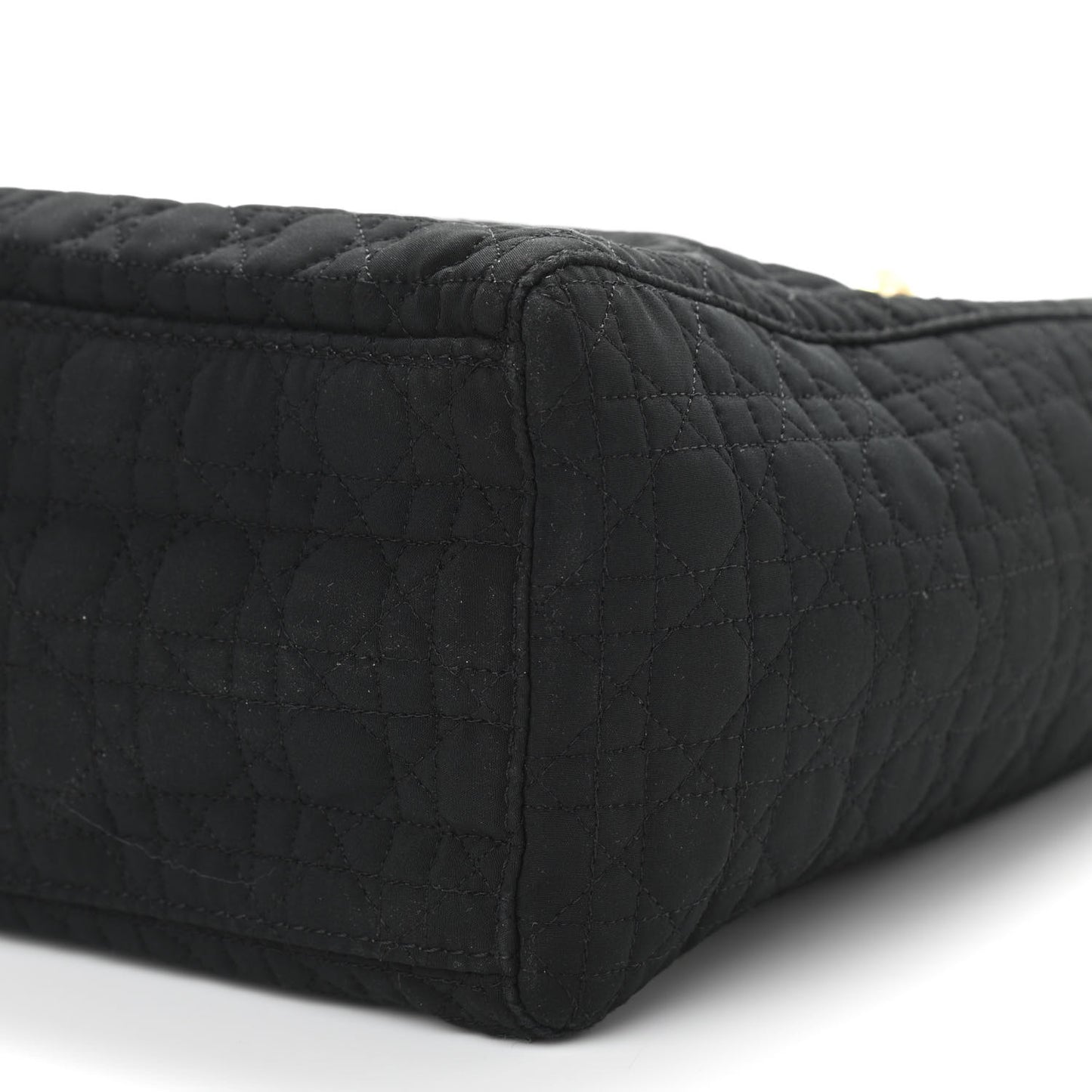 Nylon Cannage Large Lady Dior Black