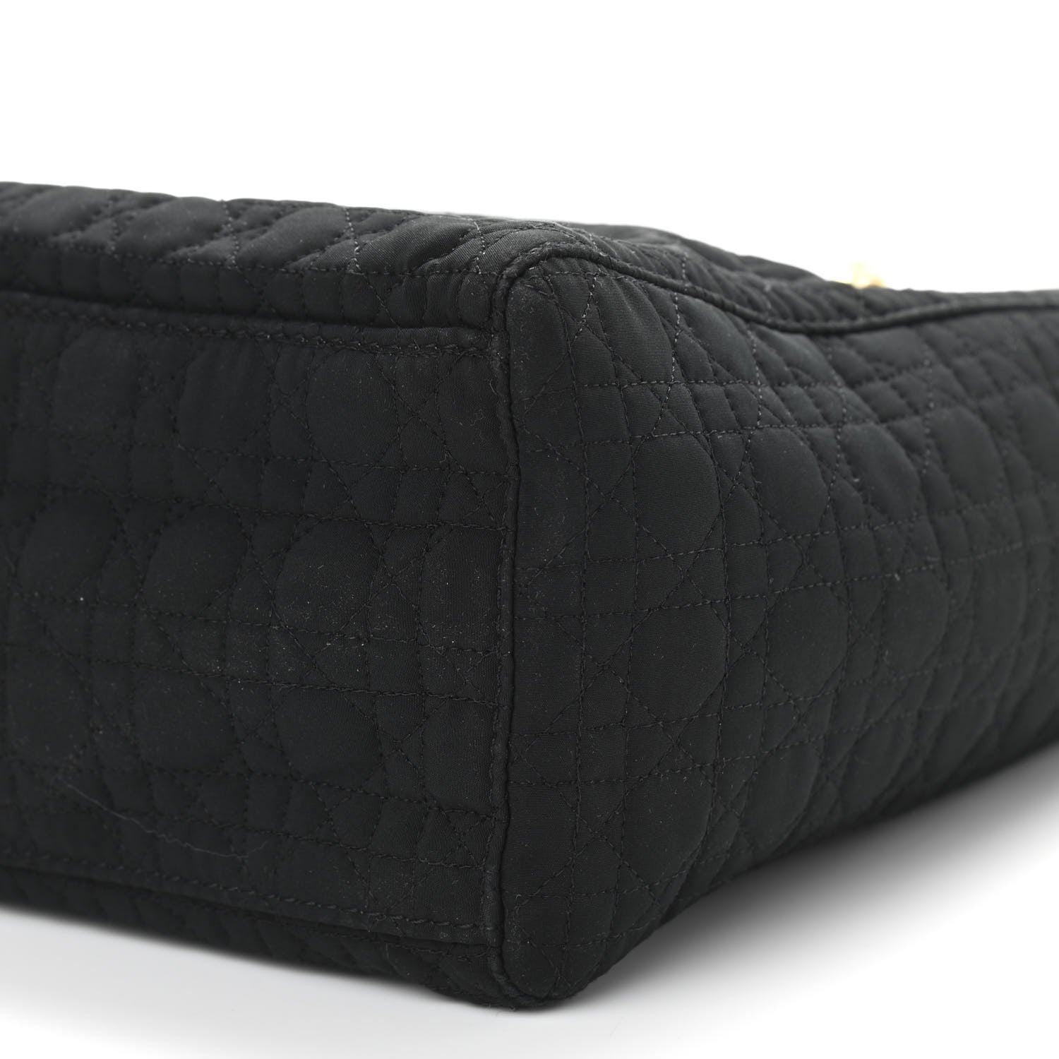 Christian Dior Nylon Cannage Large Lady Dior Black 9 of 9