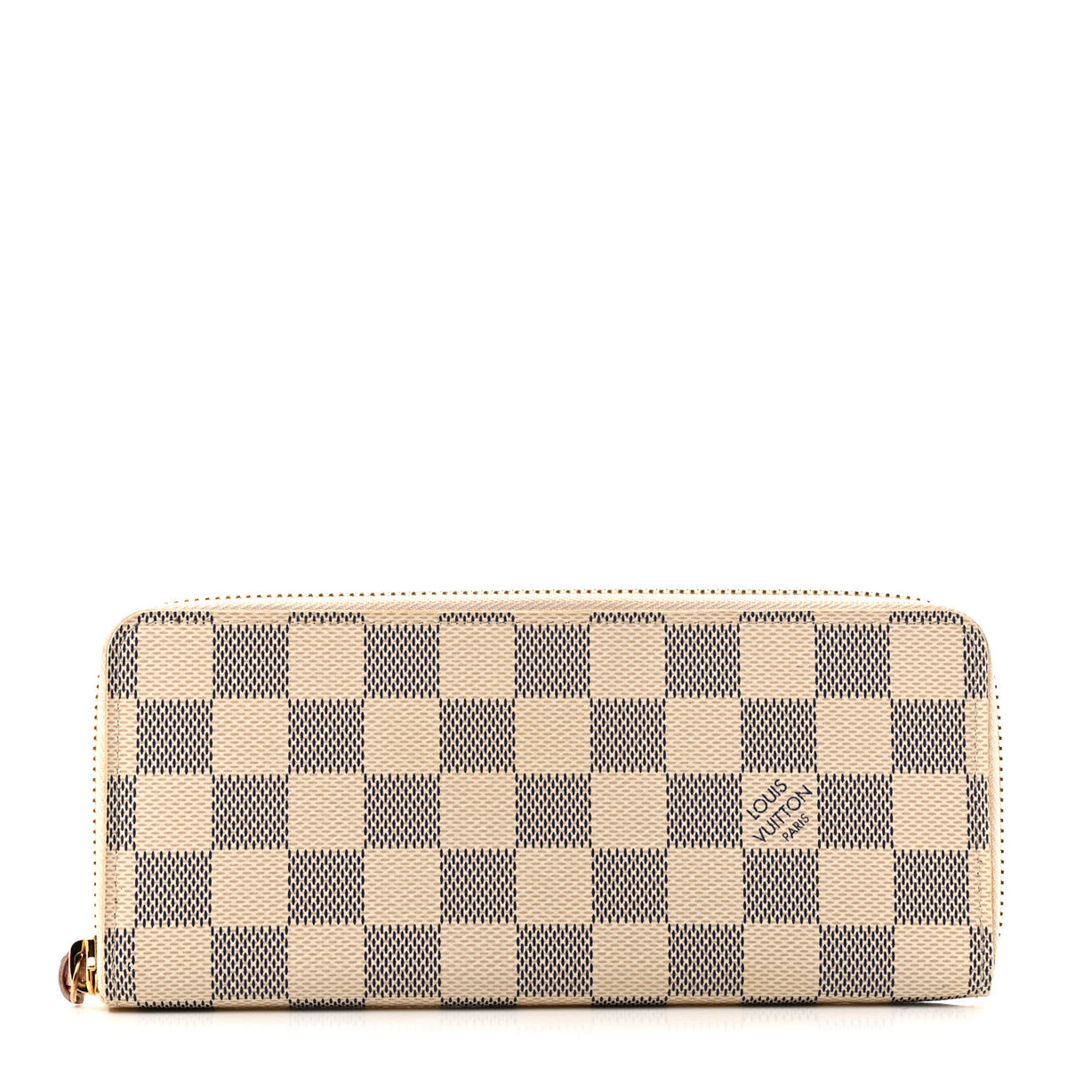Damier Azur Clemence Wallet Rose Ballerine