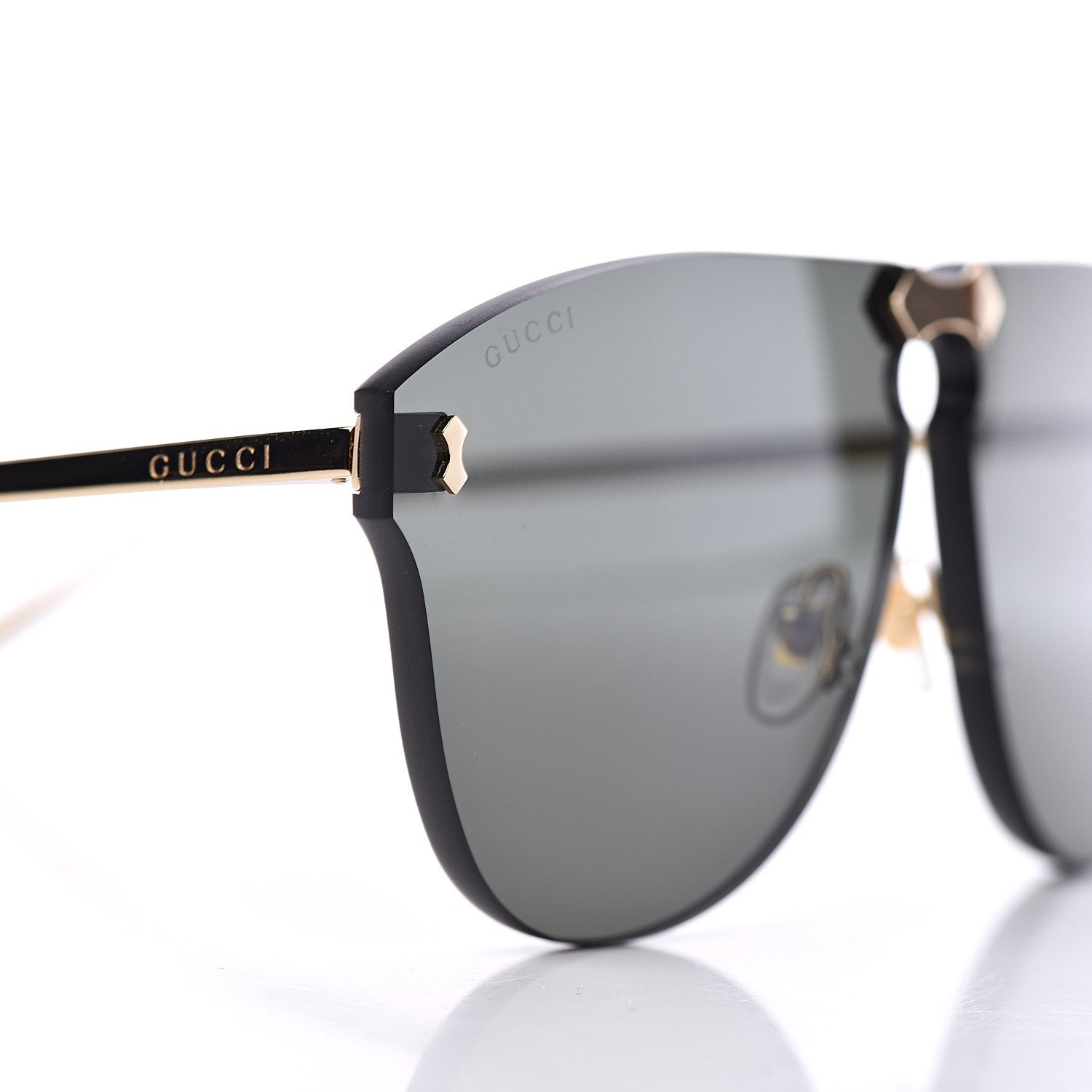 Gucci Rimless Sunglasses GG0354S Black 7 of 8