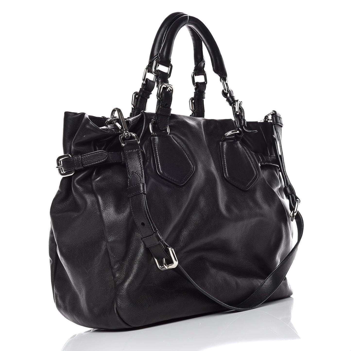 Soft Calf Tote Black