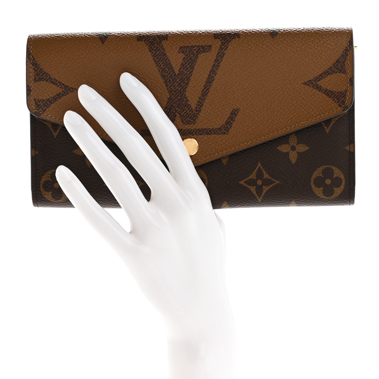 Louis Vuitton Reverse Monogram Giant Sarah Wallet 2 of 7