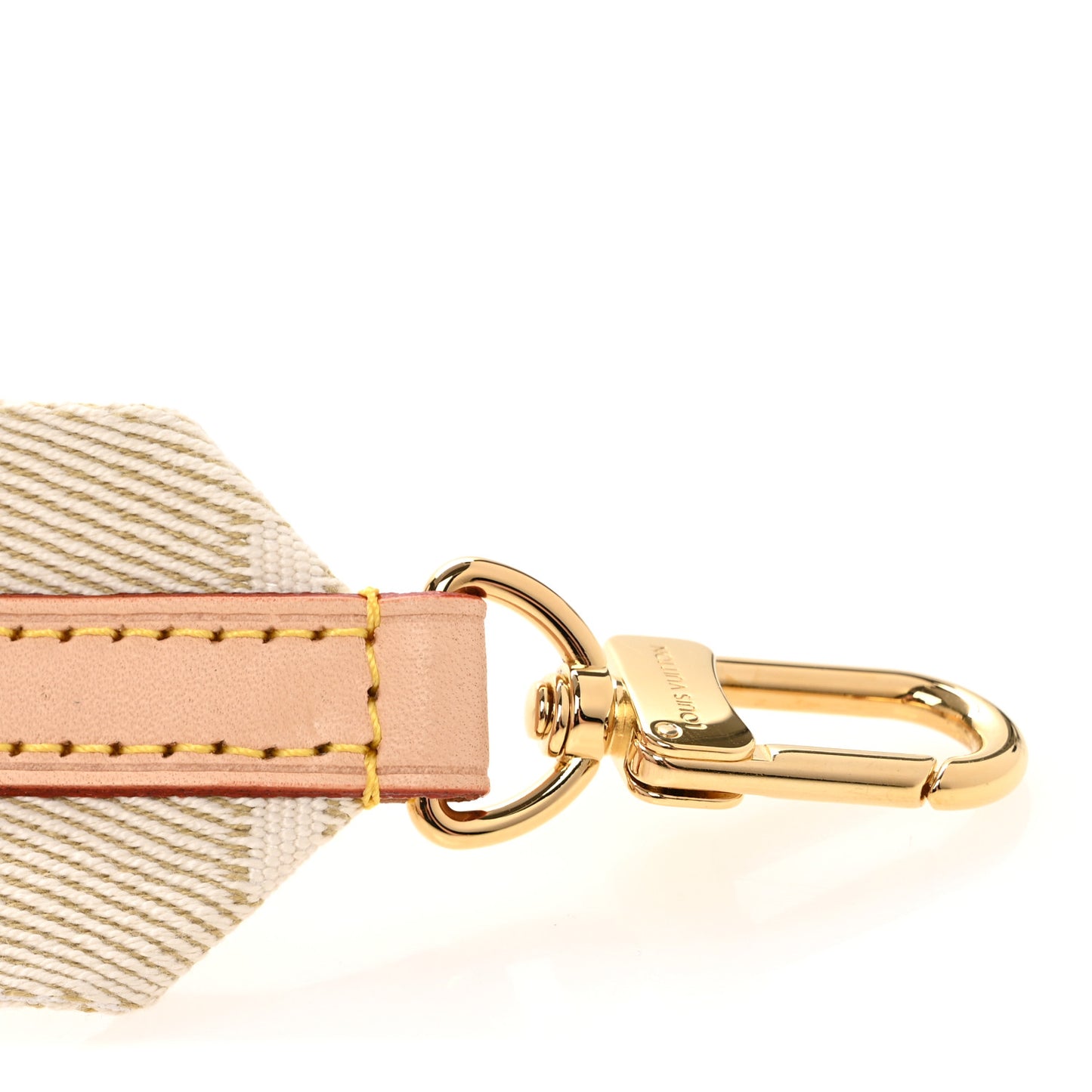 Jacquard High Rise Shoulder Strap Beige