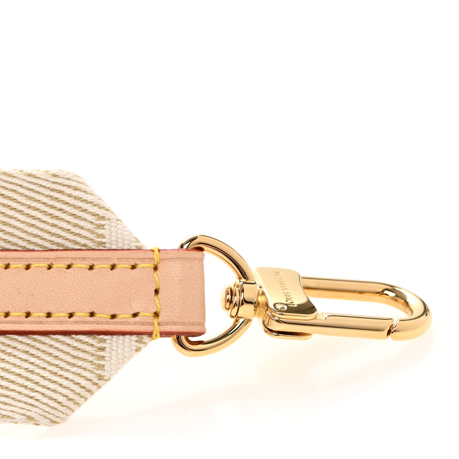 Louis Vuitton Jacquard High Rise Shoulder Strap Beige 5 of 8