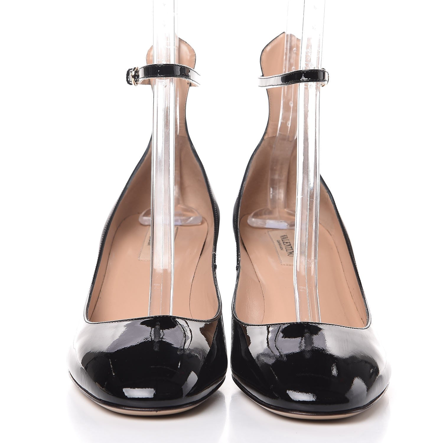 Valentino Garavani Patent Tan-Go Mary Jane 60mm Pumps 40 Black 2 of 8