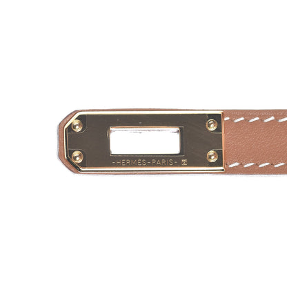 Hermes Swift Kelly Retourne 25 Gold 31 of 37