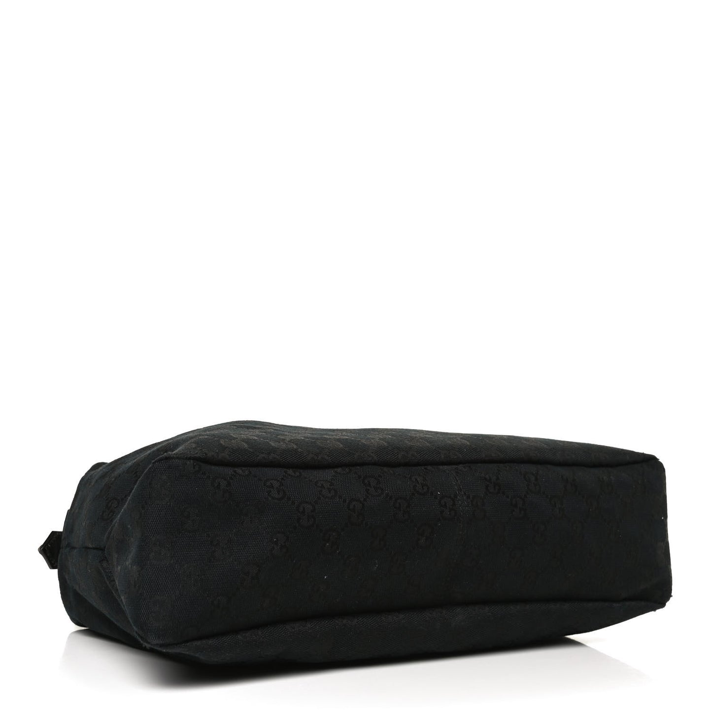 Monogram Medium Horsebit Chain Hobo Black